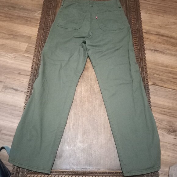 Levi's Pants Women's 27 x 29 Green Surplus Straight - Picture 2 of 4